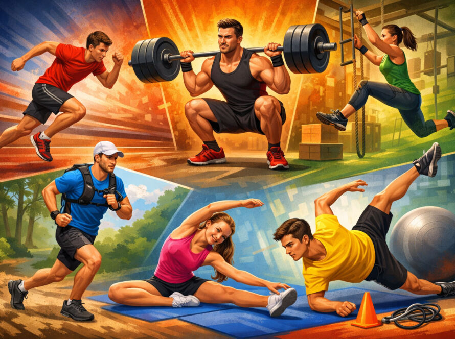 Trening sprawności fizycznej wspierający przygotowanie motoryczne w sporcie