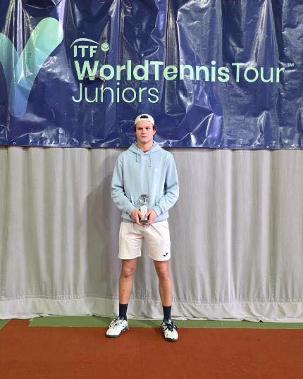 Michał Pielat po zwycięstwie w turnieju ITF Juniors Angie Cup w Puszczykowie